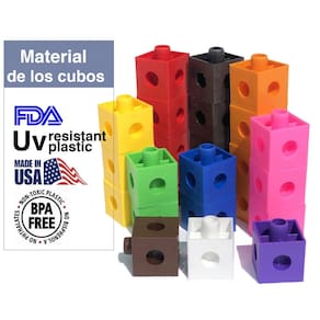 Conectores Cubes Unifix Multi-fit 100 em saco selado