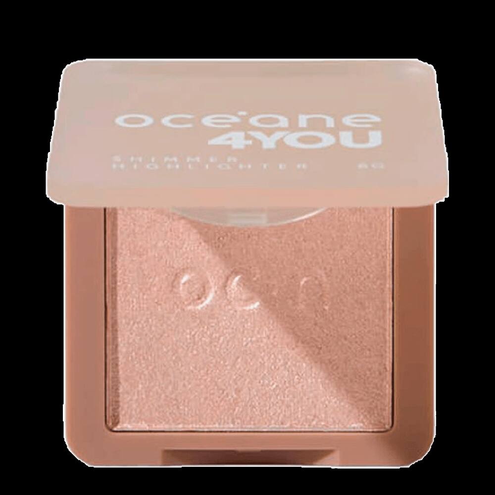 Océane 4you Shimmer Highlighter Rose - Iluminador Facial Rosado 6g
