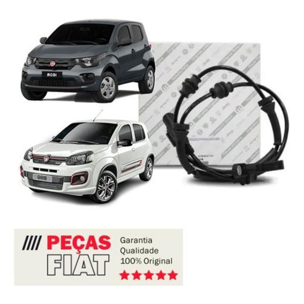 Sensor abs traseiro ambos lados fiat mobi novo uno orignal