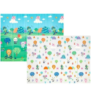Tapete Infantil Dobrável Dulpa Face Zoo 1,95 x 46 cm - Buba