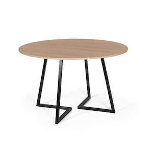 Mesa de Jantar 4 Lugares 90cm Redonda Industrial Rigo Jade - Straub Web