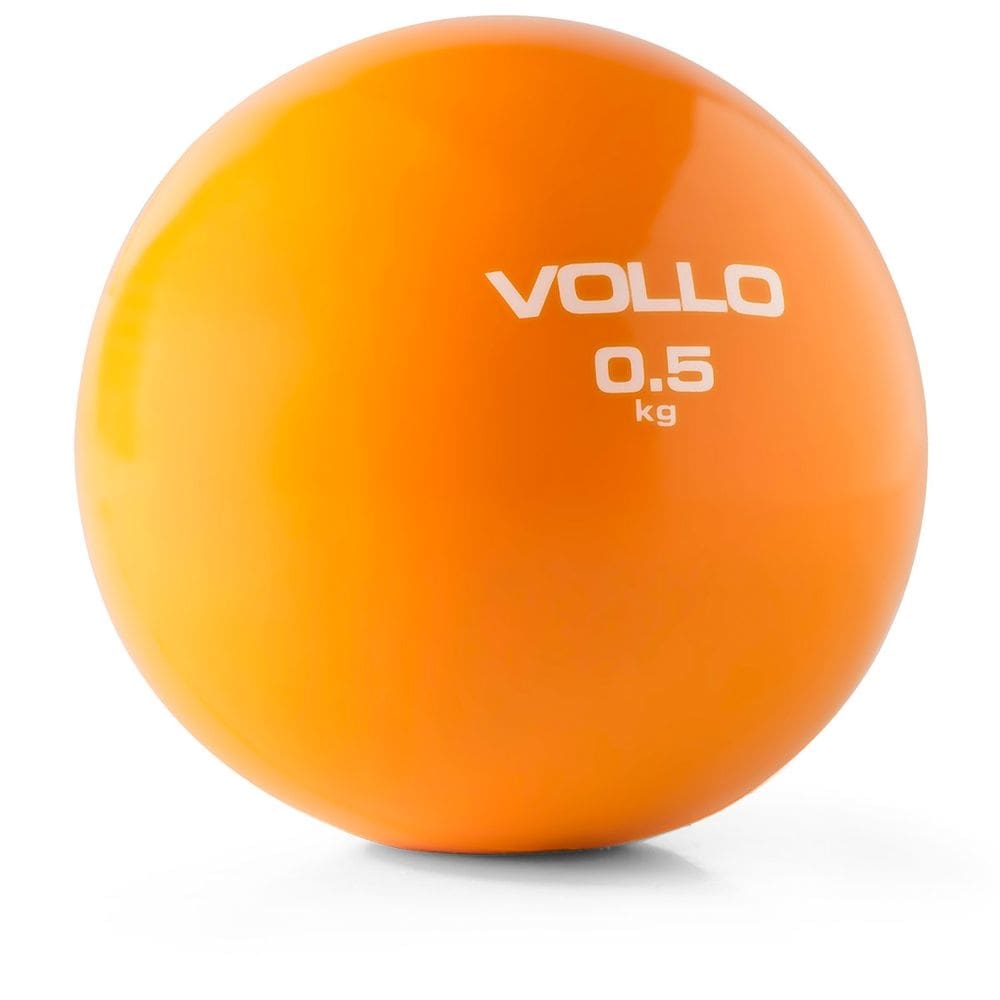 Bola Tonificadora 0.5kg Fortalecimento Muscular Treino Yoga Pilates Vollo