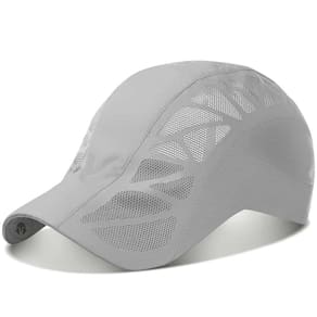Boné Masculino Sportwear Dry Fit Em Malha Premium Cinza