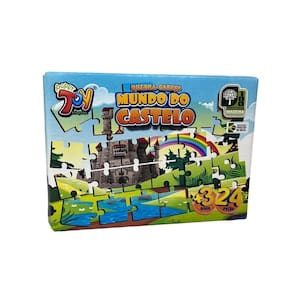 Brinquedo Quebra Cabeça Em Mdf 24 Peças Mundo Do Castelo +3