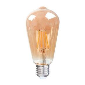 Lâmpada led pix filamento vintage st64 e27 âmbar bivolt
