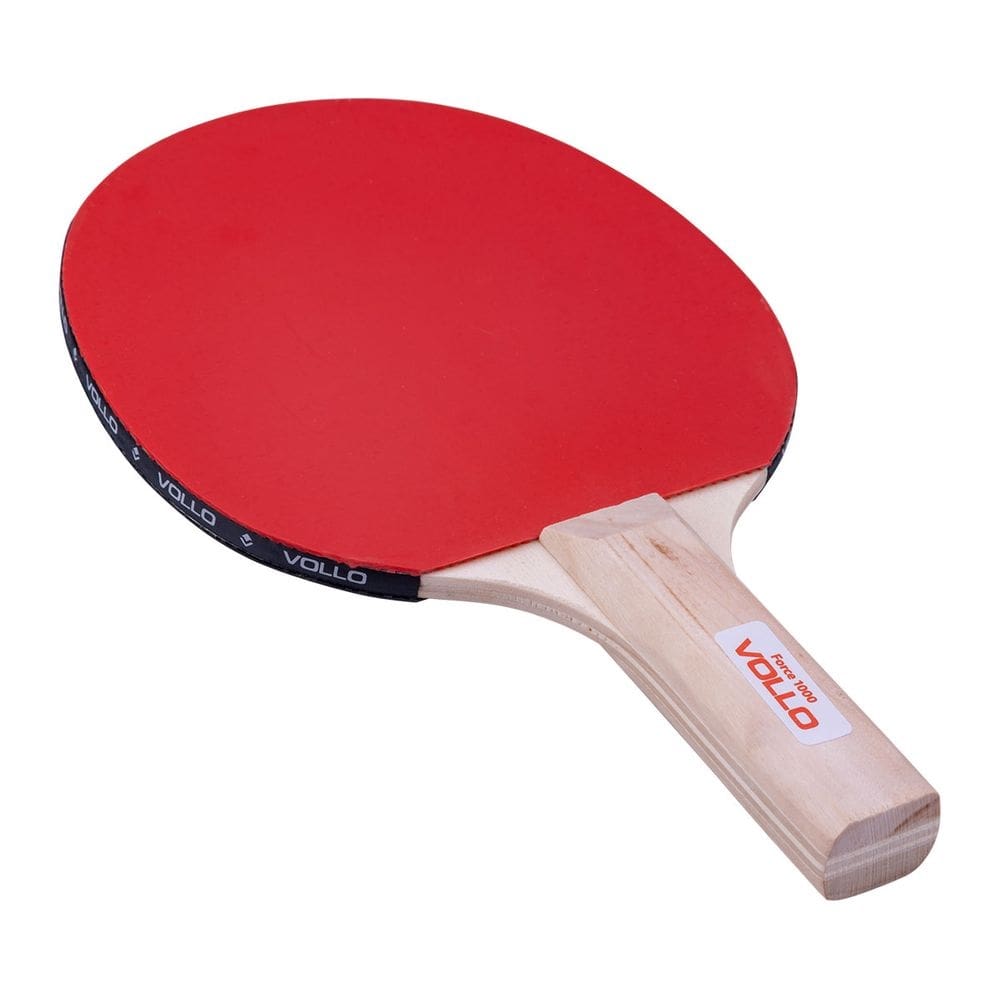 Raquete Force Iniciantes 1000 ITTF Ping Pong Tênis de Mesa Lazer Vollo