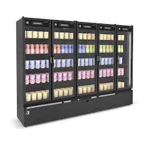 Auto Serviço Vanguard Resfriados 5 Porta 0 a 7 ºc ASVR5PPP Preto/Preto 220V - Refrimate