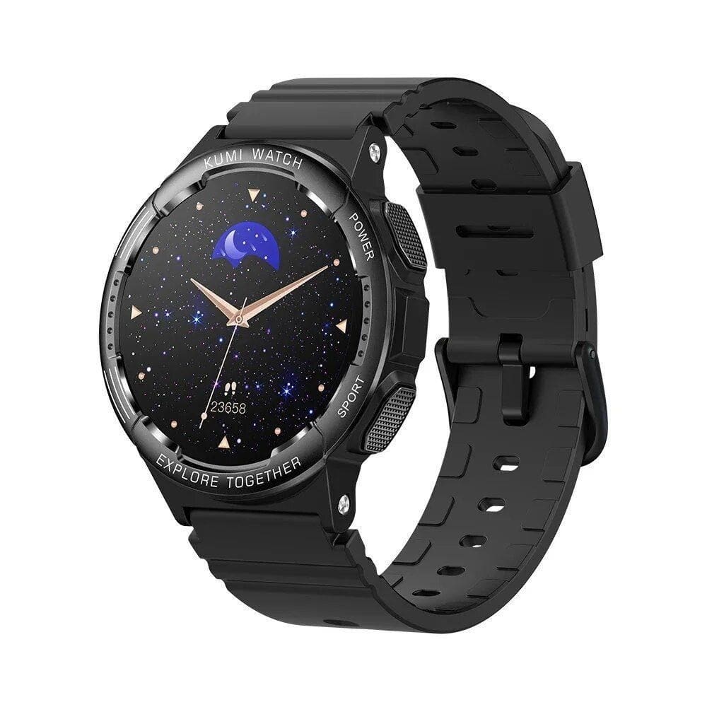 Relógio Inteligente Com Tela Amoled Chamada Bluetooth Esportivo Preto