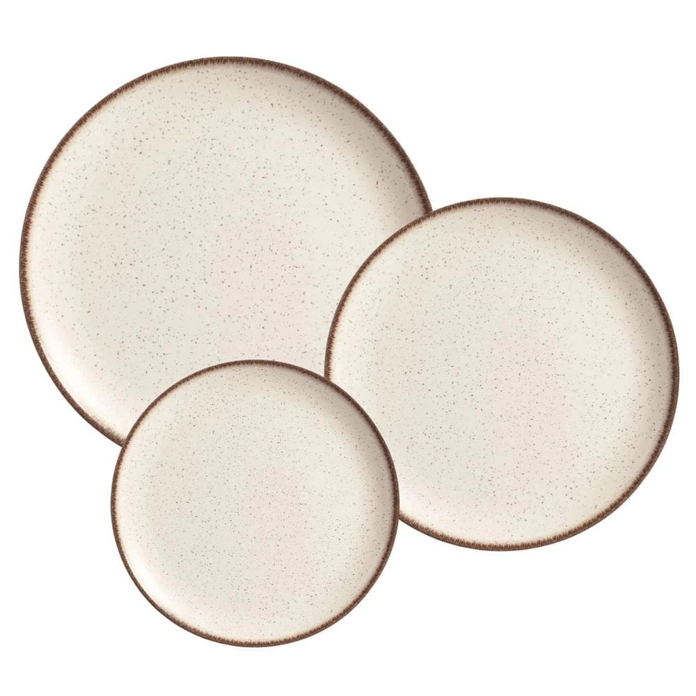Jogo De Pratos Aparelho Jantar 18 Pcs Coup Vanilla Alleanza