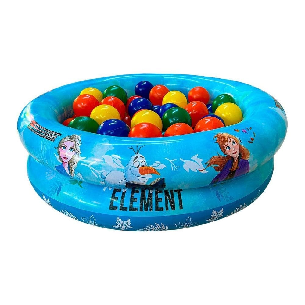 Piscina inflável 37 litros + 50 bolinhas - frozen