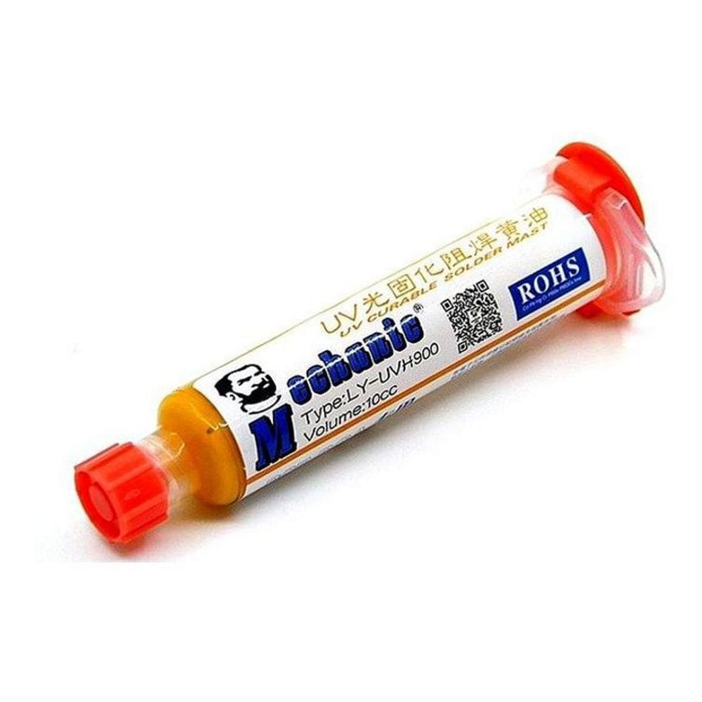 Tinta uv mascara uv mechanic uvh900 10cc seringa