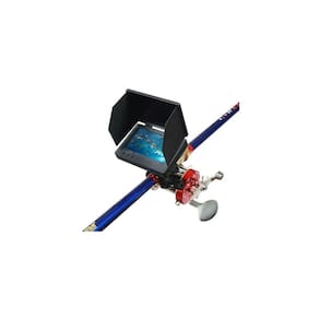 Câmera Fishing Rod HD 4.3 LCD 30m, cabo USB recarregável