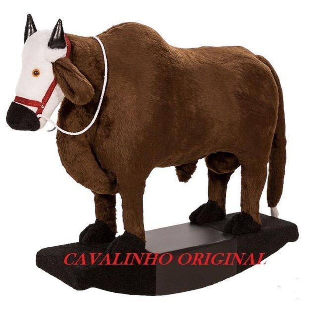 Boizinho touro de balanço super luxo