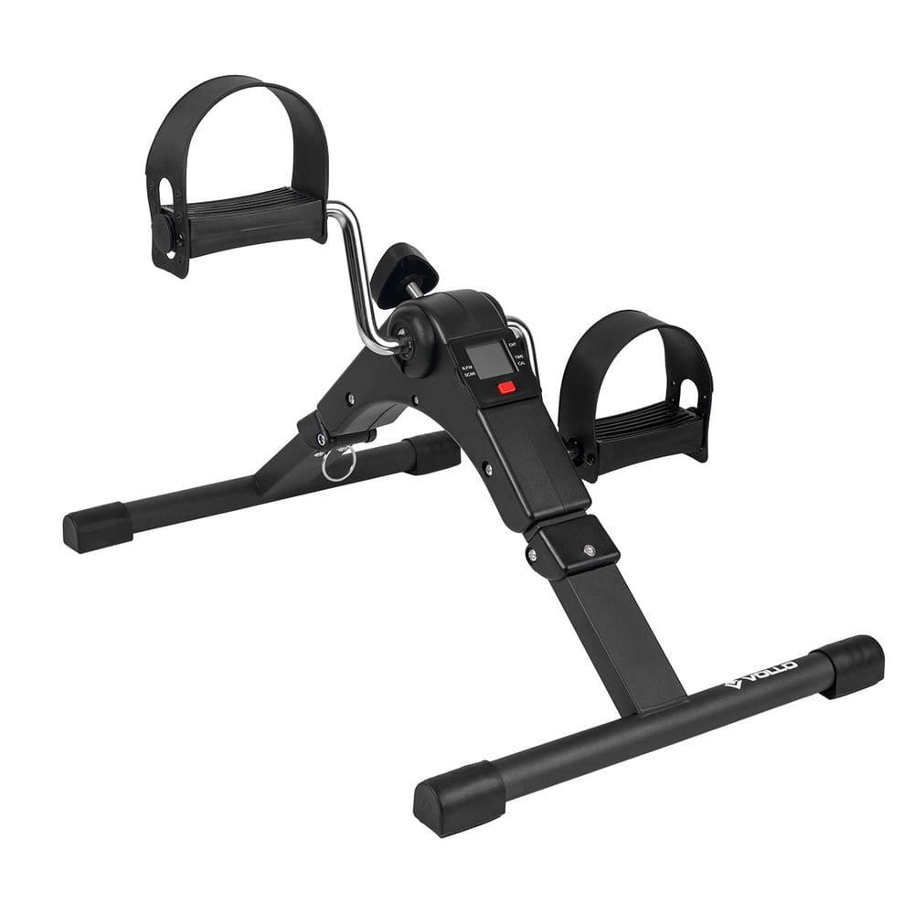 Mini Bicicleta Multifuncional Ergométrica com Bateria Compacta Monitor Dobrável Vollo