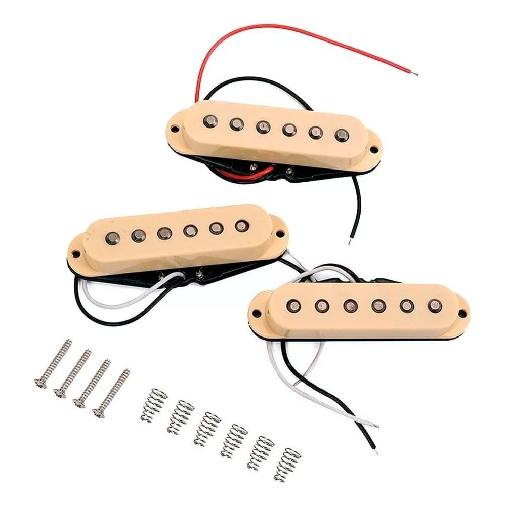 Captador Ronsani C/3 Single Alnico V - Creme 1722