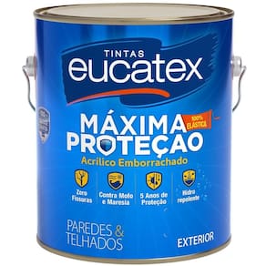 Tinta acrílica 3,6l impermeabilizante parede externa fachada