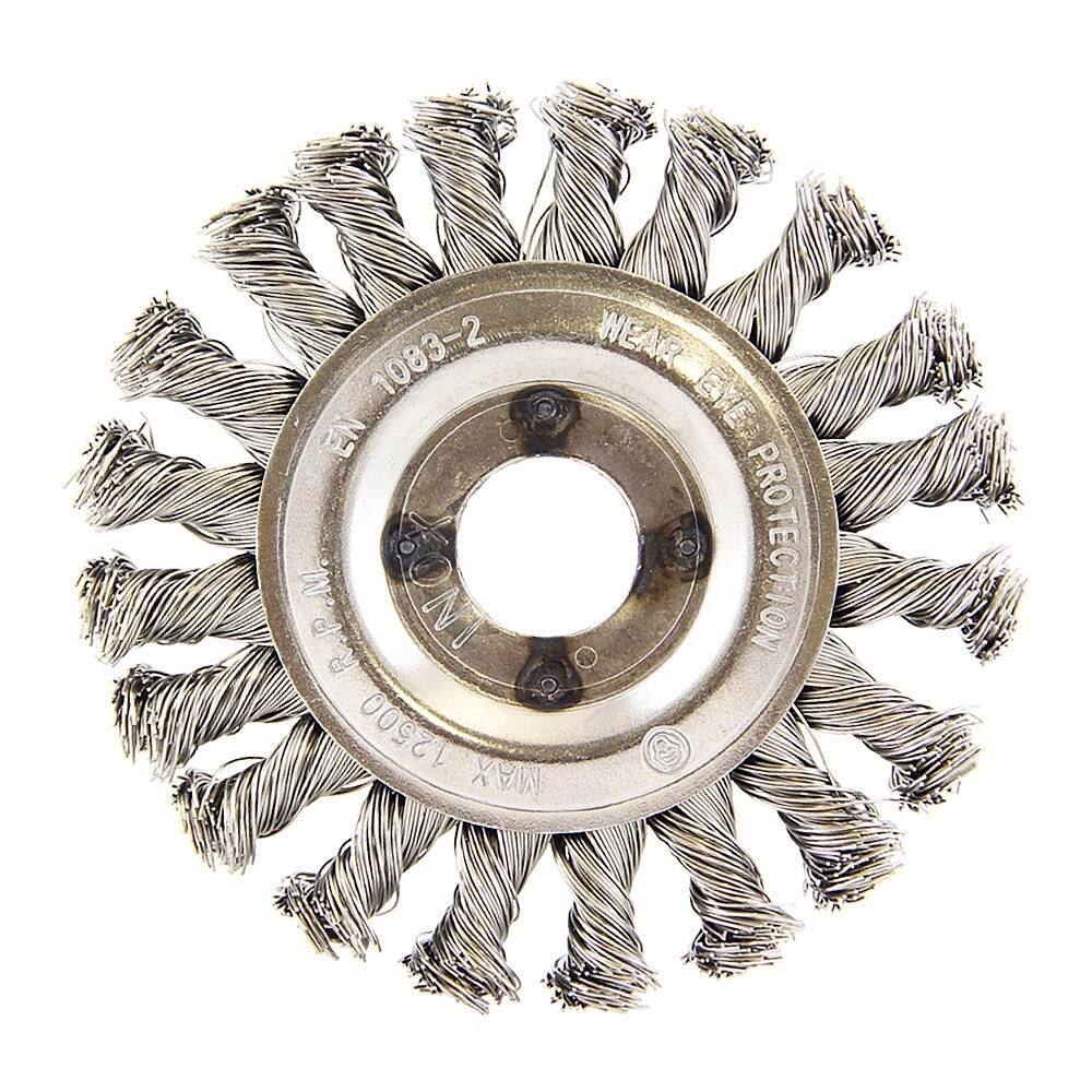 Escova Circular Trançada 4.1/2" x 1/2 - Norton 69957307745