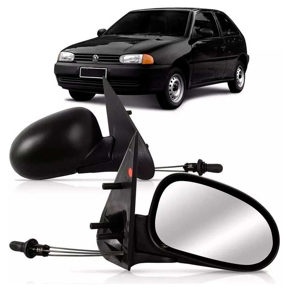 Par Retrovisor Gol 1995 1996 1997 1998 1999 2 Portas Controle