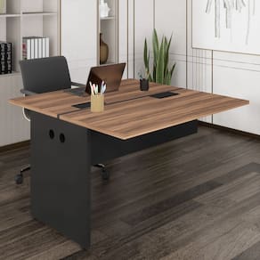 Plataforma Dupla Acoplar Pé Painel Espresso Móveis Marrom/Preto