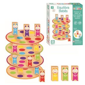 Jogo Educativo Didático Crescer Equilibra Bebês Nig Brinquedos