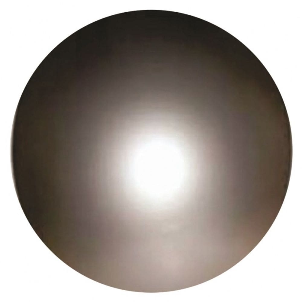 Bola de vinil lisa grande prata kit com 10 bolas .