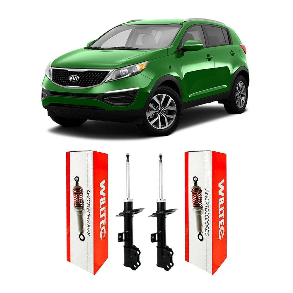 2 amortecedores dianteiro kia sportage 2011 2012 2013 2014