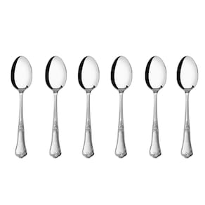 Kit 6 Colheres de Mesa Hercules Classic Aço Inox 493-001P