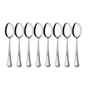 Kit 8 Colheres de Mesa Hercules Classic Aço Inox 493-001P