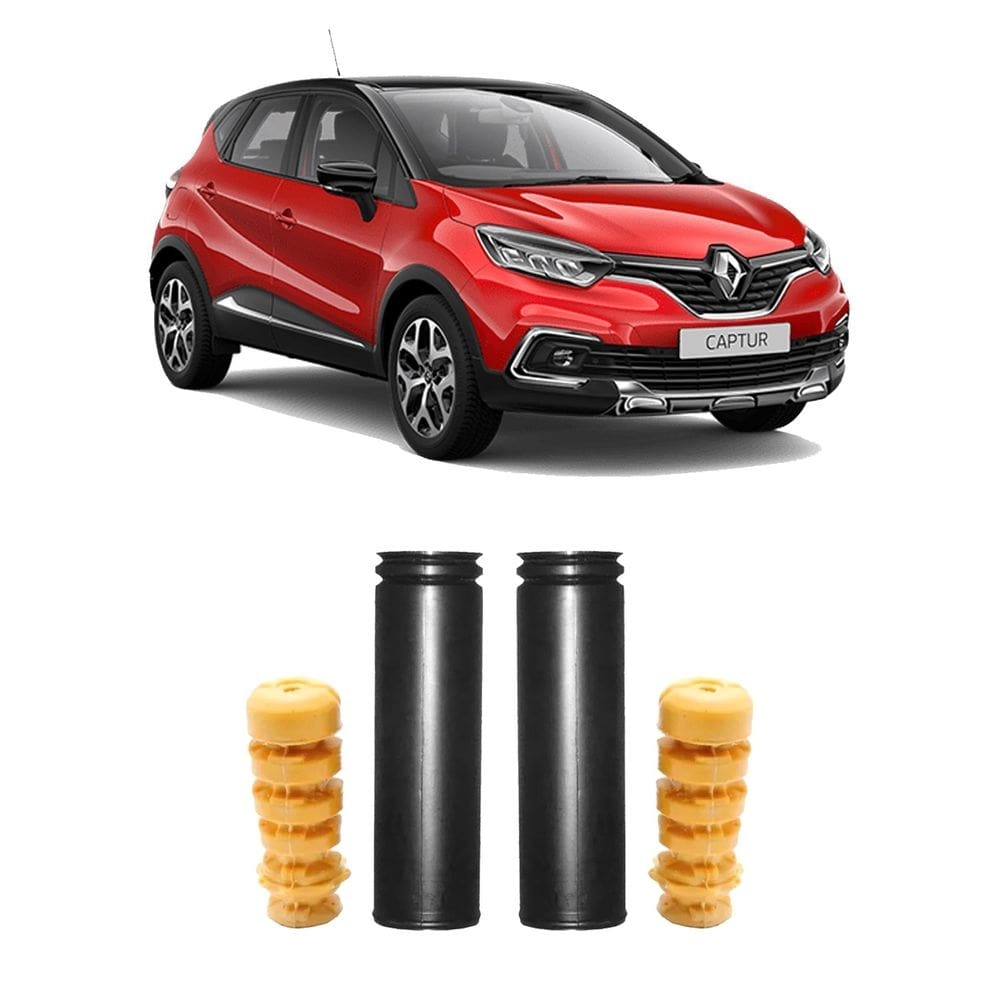2 kit reparo batente suspensão traseira captur 2017 2018 19