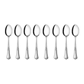 Kit 8 Colheres de Sobremesa Hercules Classic Aço Inox 493-004P