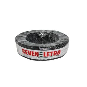 Fio cabo flexível 6,0mm preto - 70 metros