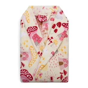 Roupão infantil microfibra camesa unicórnio ii 4 a 6 anos