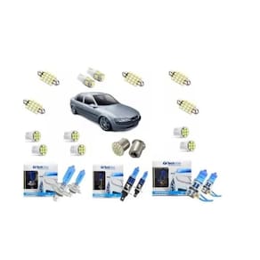 Vectra 97 a 04 farol kit lampada super branca + led techone