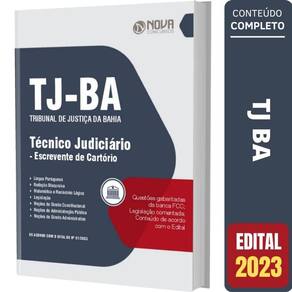 Apostila concurso tj ba - escrevente de cartório