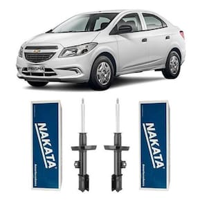 2 amortecedores dianteiro gm prisma 2014 2015 2016