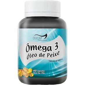 Ômega 3 - óleo de peixe - 60 cápsulas 500mg - duom