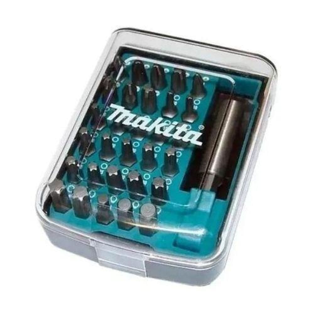 Kit de bits 31 peças com fixador magnético d-34936 makita