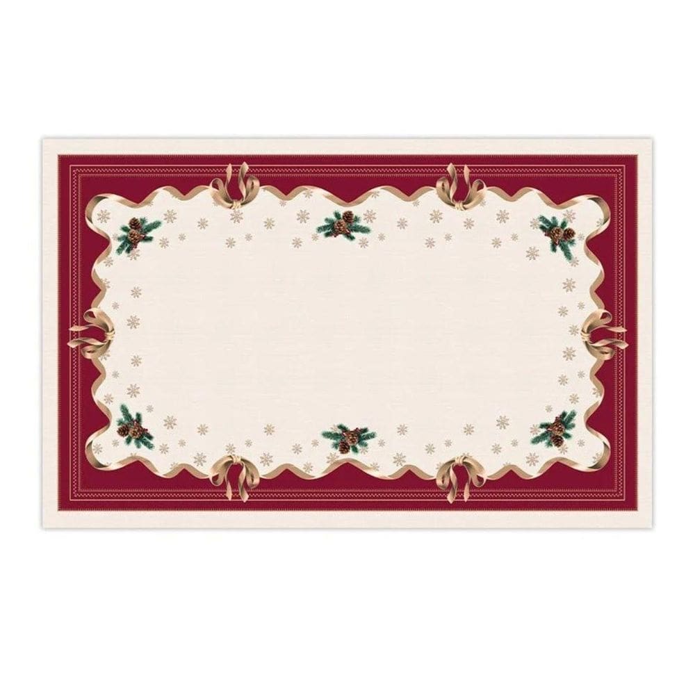 Toalha Mesa Natalina Natal Radiante 1,40X2,20Cm 197043