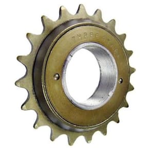 Roda livre 20d toda dourada bike sem marcha simples
