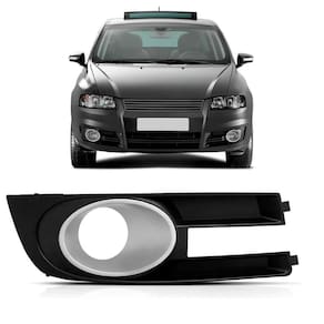 Moldura tela milha stilo 2005 a 2009 preto fosco aro prata