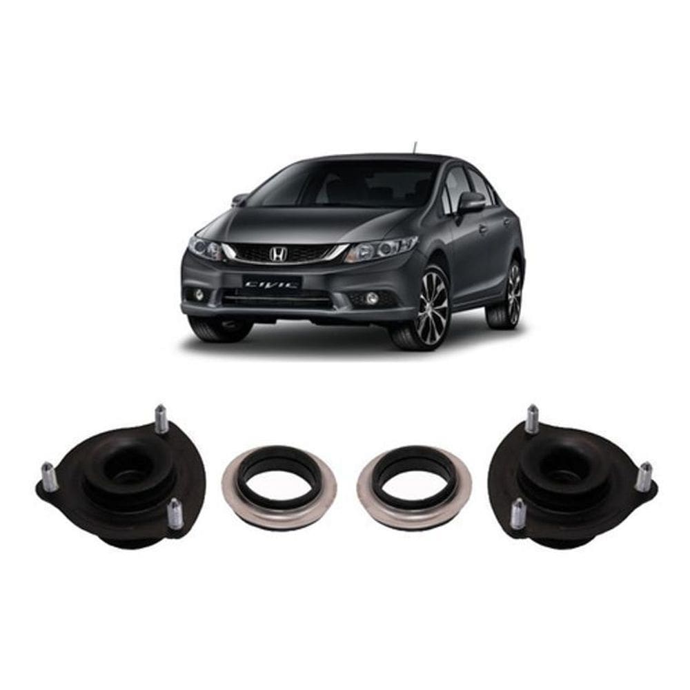 Par coxim rolamento suspensão dianteira civic 2012 2013 2014