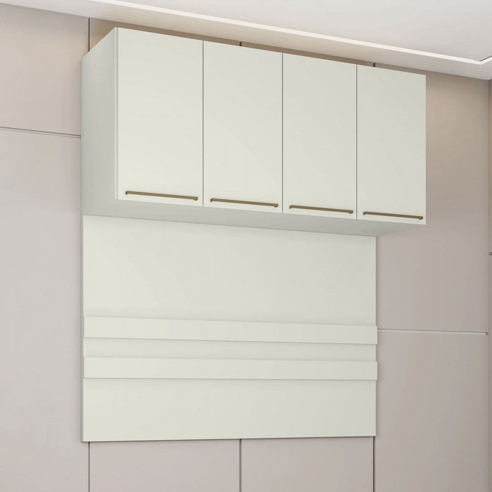 Armário Aéreo para Quarto Ponte Predileto 4 Portas