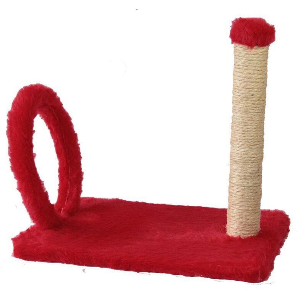 Arranhador com arco vermelho
