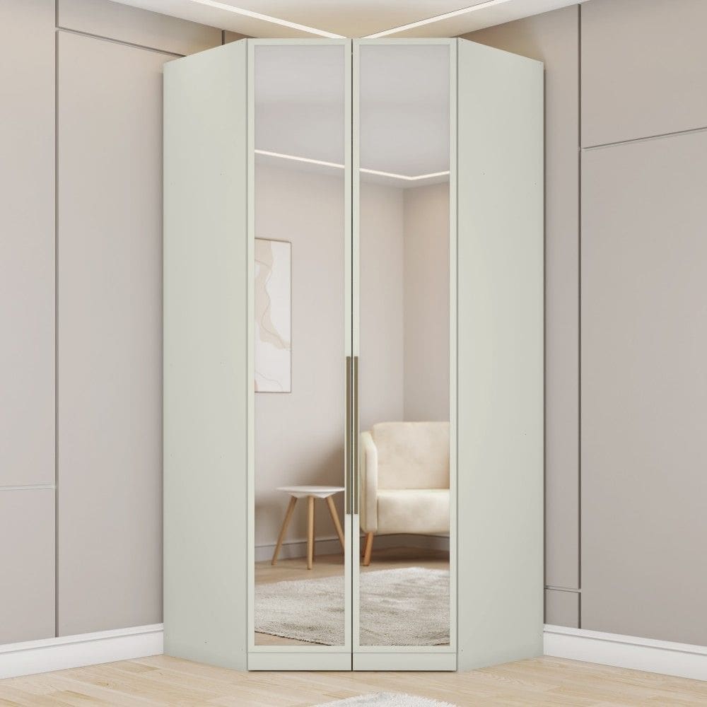 Guarda-Roupa Solteiro Modulado Predileto 2 Portas com Espelho