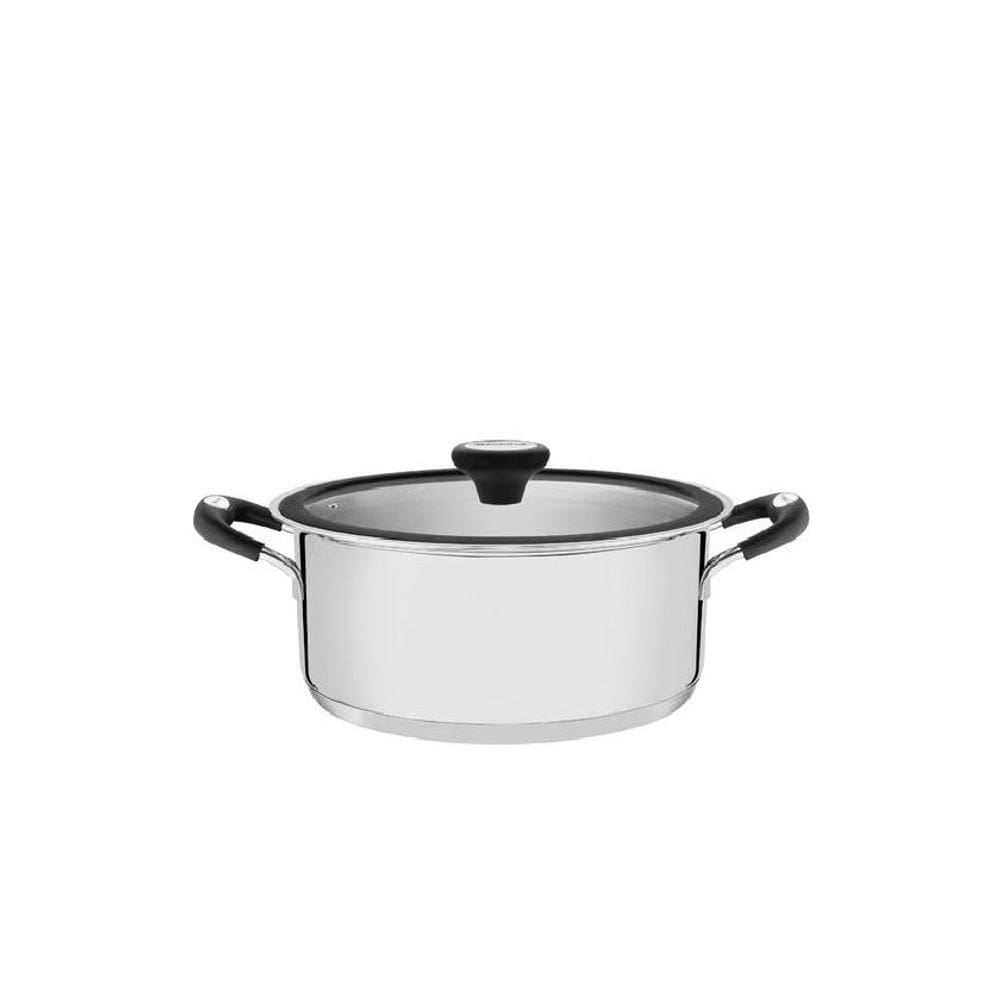 Caçarola rasa inox solar silicone 20cm tramontina