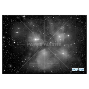 Papel De Teto Céu Espaço Estrelas Galáxias 3,5M Rof69