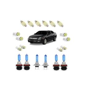 Ford fusion kit lâmpadas super branca 2005 a 2008 + led`s