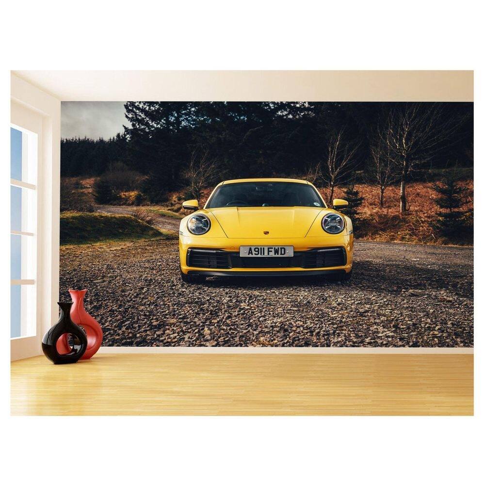Papel De Parede Carro Porsche 911 Gt3Rs Pista 3,5M Car326