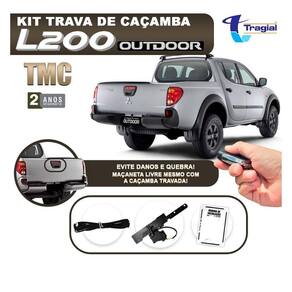 Kit trava caçamba tragial l200 triton 2011/ outdoor 2013/