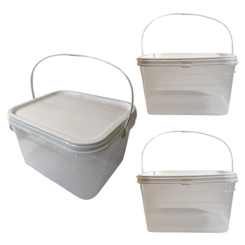 Balde s para iogurteira transparente 2.4l 03 - pçs